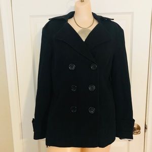 Black Tweed peacoat
